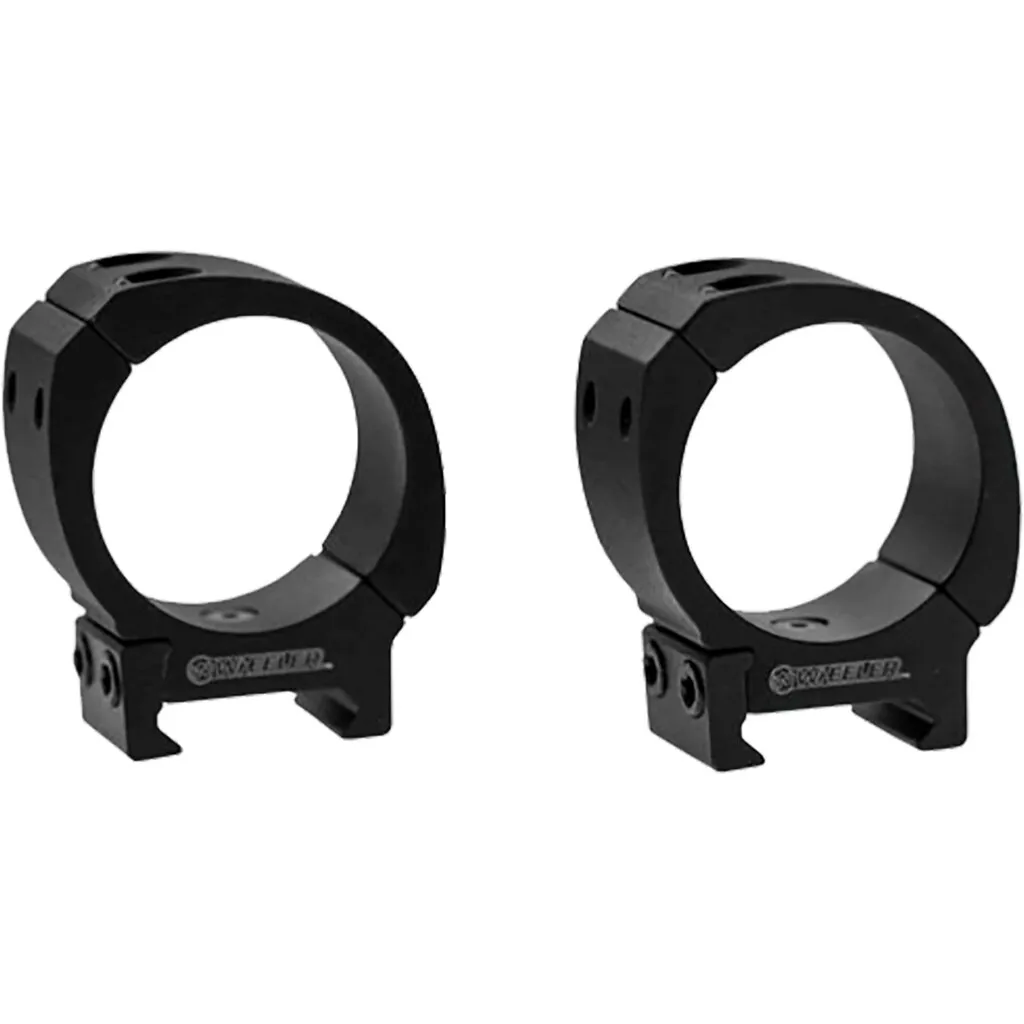 Wheeler Sporter Bi-Weaver Medium Scope Ring 1" Tube - 1133748 - Optic Mount - view 3