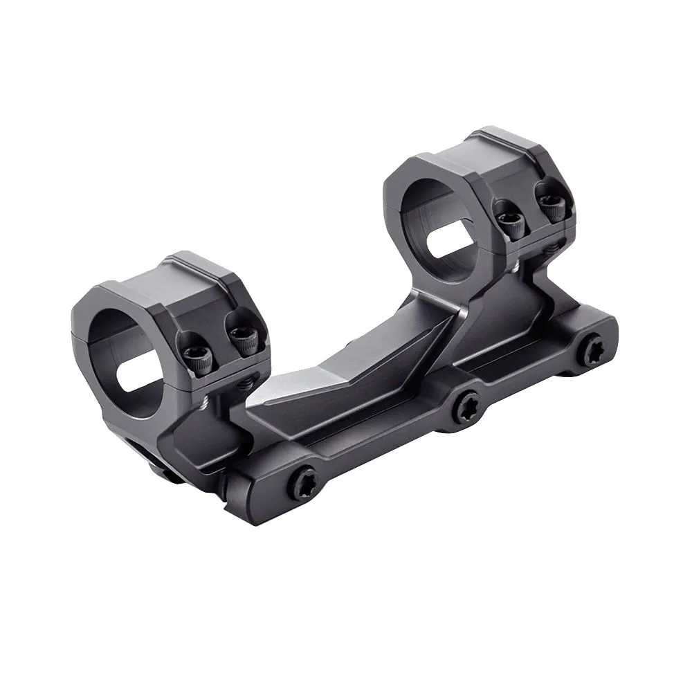 Wilson Combat AR 1" 7075 Billet Aluminum 1-Piece V3 Ultralight Scope Mount, Anodized Black - TR-LWM-1 - Optic Mount - view 2