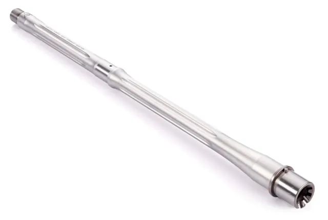 Wilson Combat Match Grade Barrel AR-15 300 HAM'R 16 in Recon Tactical-Fluted Mid Length 1-13 Twist 5/8x24 Threaded Glass Bead - Barrel for AR-15, vista 1