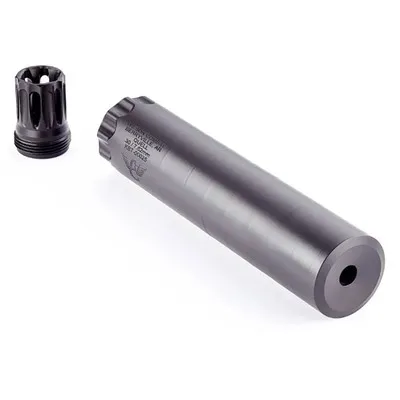 Wilson Combat Quell Ultralight 223 Caliber/5.56mm Rifle Suppressor - Quell Ultralight 223 Cal/5.56mm 6.9'''' 1/2''''x28 Suppressor Blk - Muzzle Device for AR-15 - view 1