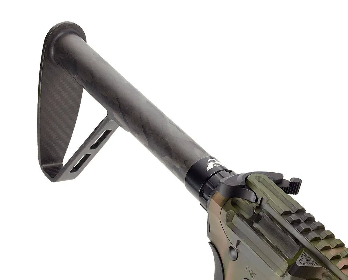 Wilson Combat/Smoke Composites Carbon Fiber Closed Shoulder Buttstock - Stock & Brace for AR-15, vista 1