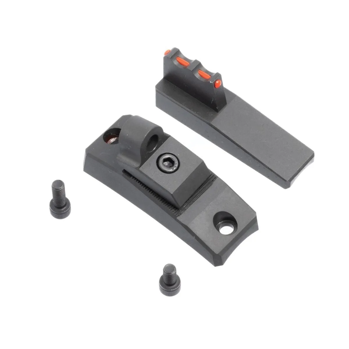 Wilson Combat Trak-Lock II Ghost Ring Sight Set Front/Rear, Red - Iron Sights for AR-15 - view 1