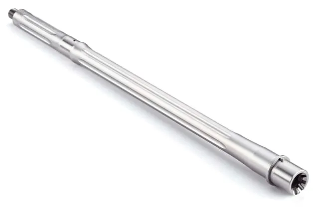 Wilson Combat USED Wilson Combat Barrel Match Grade AR-15 .223 Wylde Urban Super Sniper 18in Fluted 1/2x28 TPI 1-8 Twist Stainless Steel TR-223USSRG18FT8 - Barrel for AR-15 - view 1