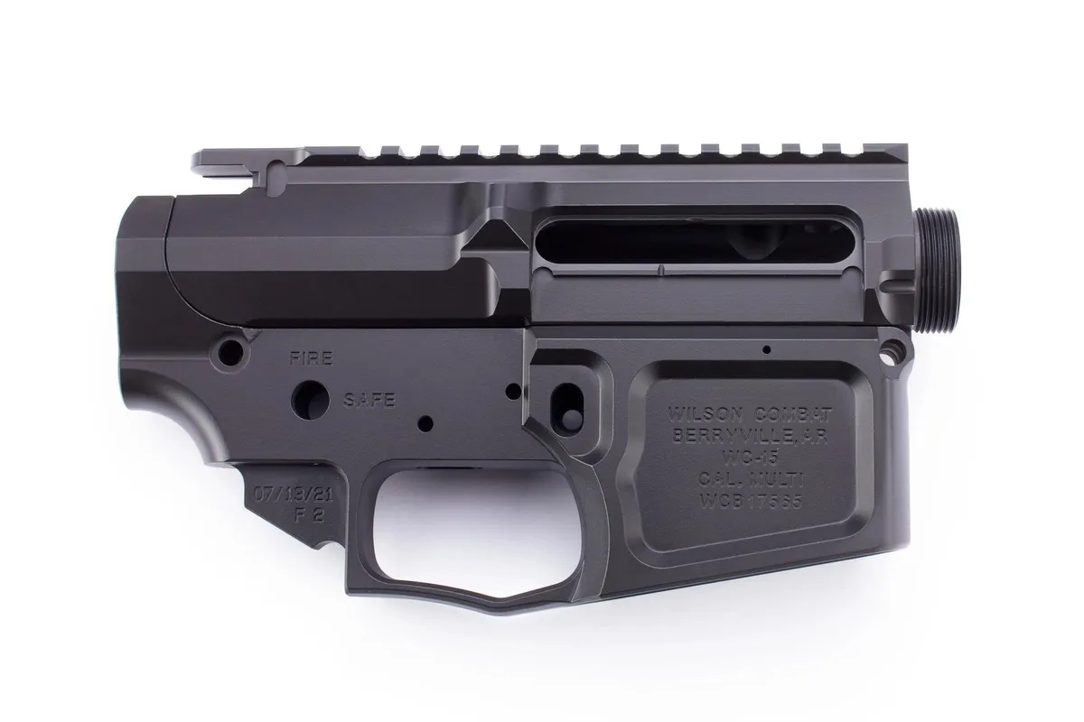 Wilson Combat AR-15 Billet Upper/Lower Receiver Set - Black - Lower Receiver for AR-15 - view 1