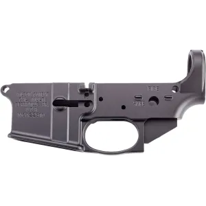 Wilson Combat Mil-Spec AR-15 Stripped Lower Receiver Anodized Black Closed Trigger Guard - Lower Receiver for AR-15 - view 1