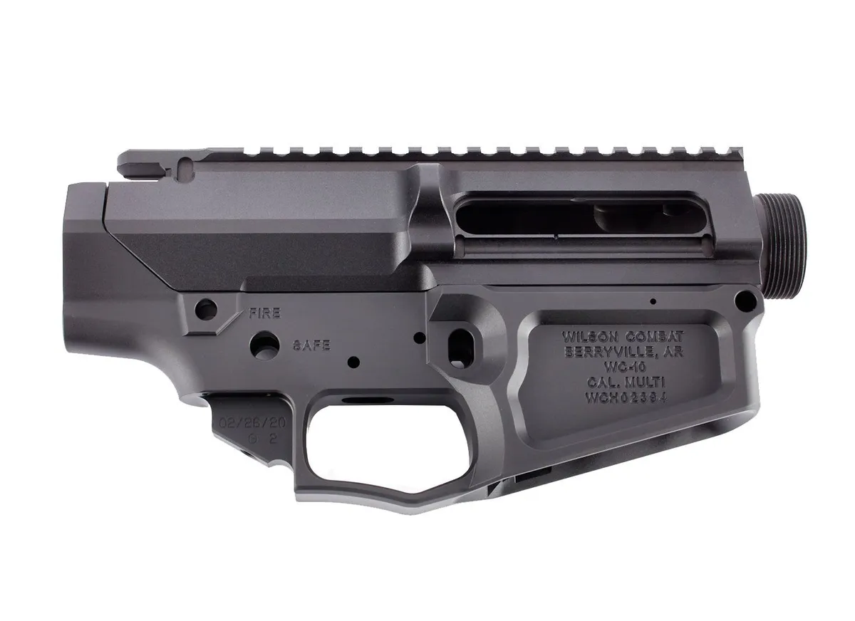 Wilson Combat WC-10 AR-10 Stripped Billet Receiver Set - Lower Receiver for AR-15 - view 2