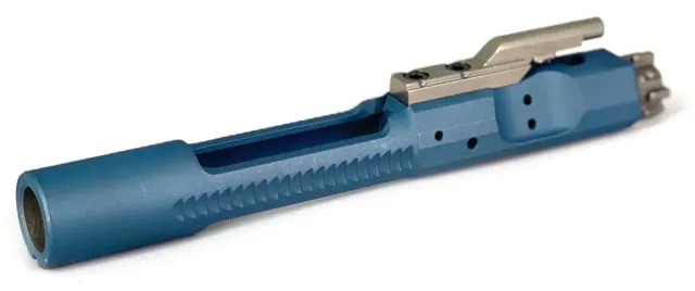 WMD Guns AR-15/M16/M4 Bolt Carrier Group BCG 5.56 NiB-X Titanium Blue - Bolt Carrier Group for AR-15, vista 1