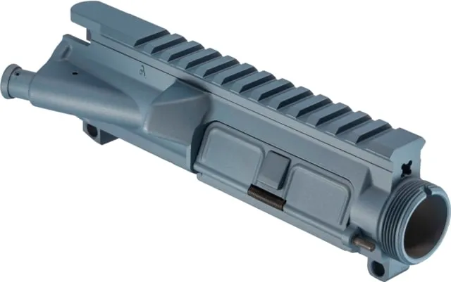 WMD Guns AR-15 A3/A4 Upper Receiver Forged w/M4 Feed Ramps NiB-X Titanium Blue 1-NIBXURF-Titanium Blue - Upper Receiver for AR-15 - view 1