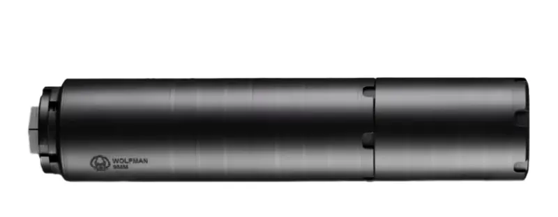 Dead Air Armament Wolf-9sd Suppressor - Wolfman Suppressor 9mm 1/2 - 28 Black - Suppressor - view 1