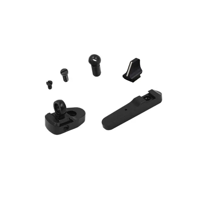 XS Sights Ghost Ring Sight, White Stripe, Fits Henry .45-70 with Round Barrel - Iron Sights for AR-15, vista 1