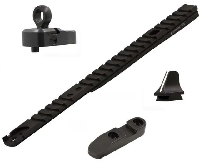 XS Sights Lever Rail, Rail, Fits Marlin 1894, Black, Anodized, Includes Ghost Ring Sights - Optic Mount - view 3
