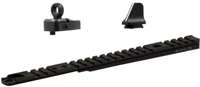 XS Sights Lever Rail, Rail, Fits Marlin 1894, Black, Anodized, Includes Ghost Ring Sights - Optic Mount, vista 1
