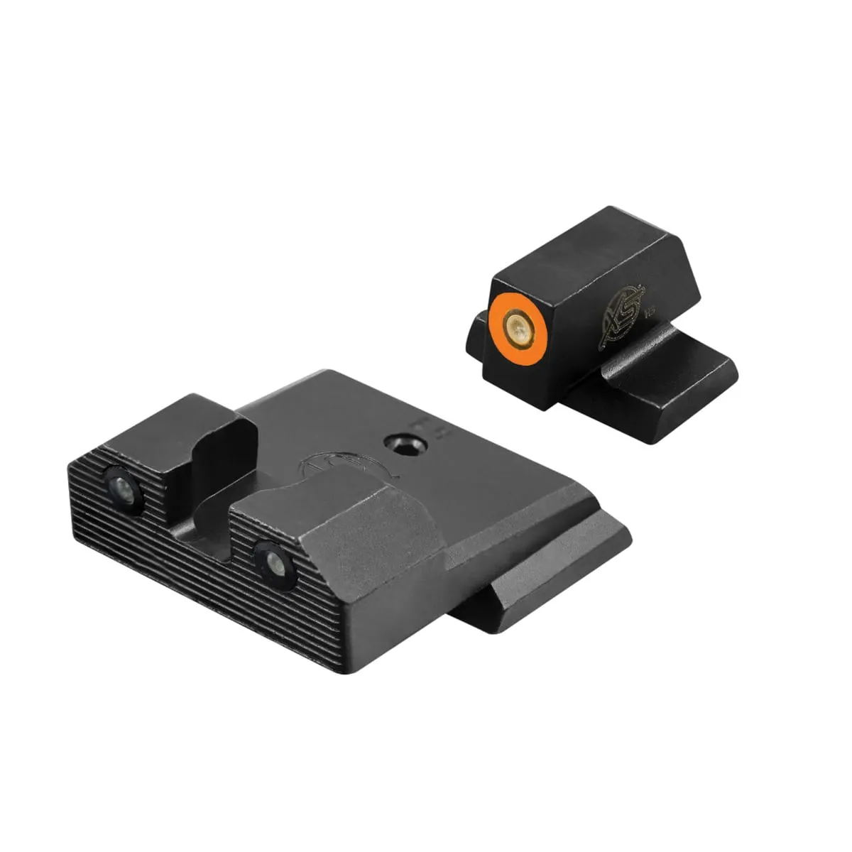 XS Sights R3D 2.0 Night Sight Set - Front/Rear Green/Green for Optimal Visibility and Accuracy - SW-R201P-6N - Iron Sights for AR-15 - view 1
