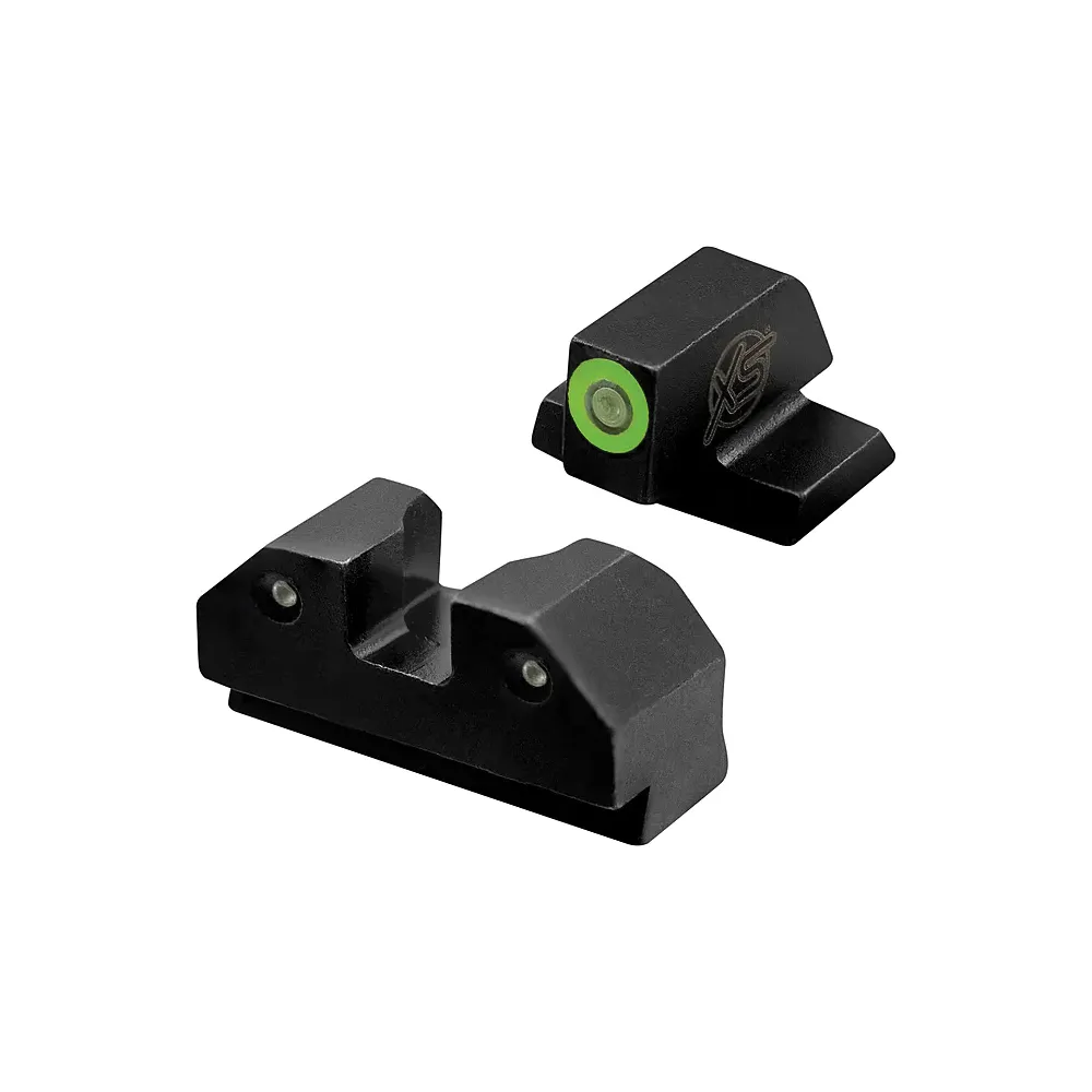 XS Sights R3D 2.0 Standard Height Night Sight Front/Rear, Green/Green - Iron Sights for AR-15 - view 1