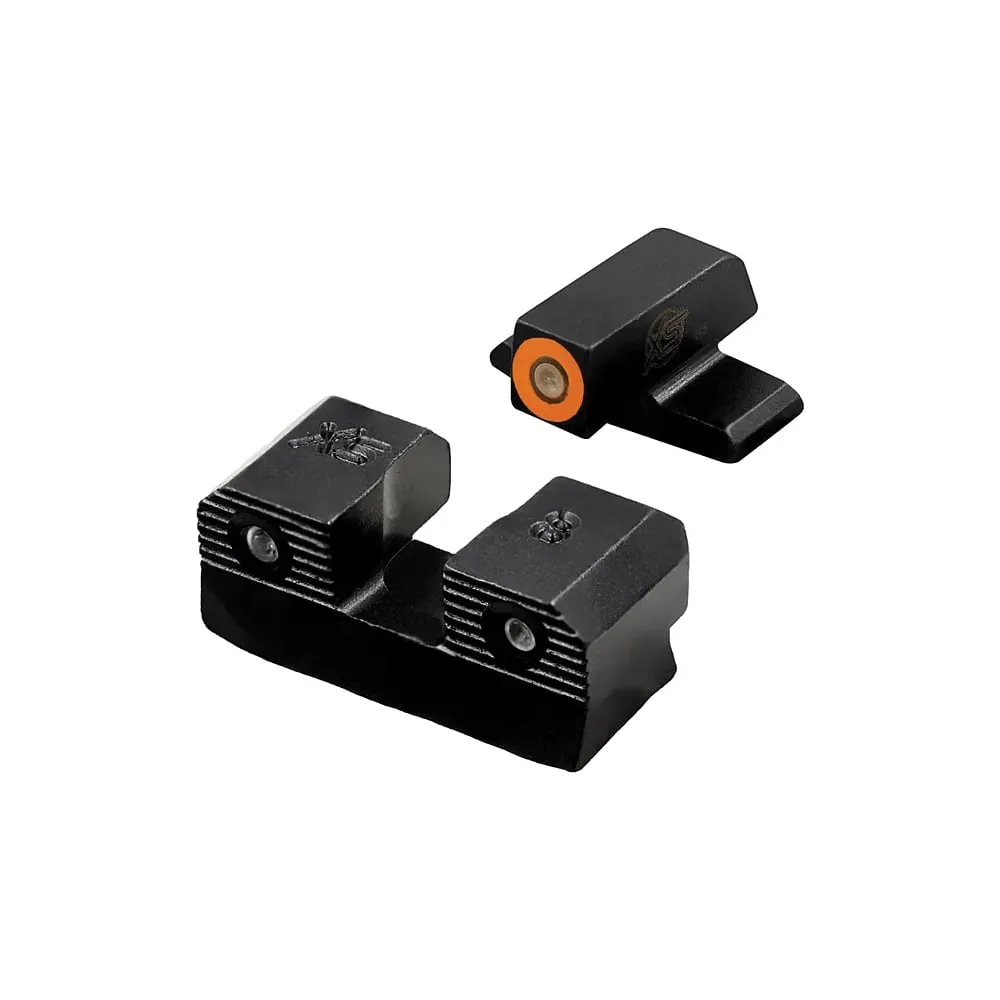 XS Sights R3D 2.0 Night Sight Set - Front/Rear Green/Green Advanced Illumination for Tactical Shooting - GL-R201P-6N - Iron Sights for AR-15, vista 2