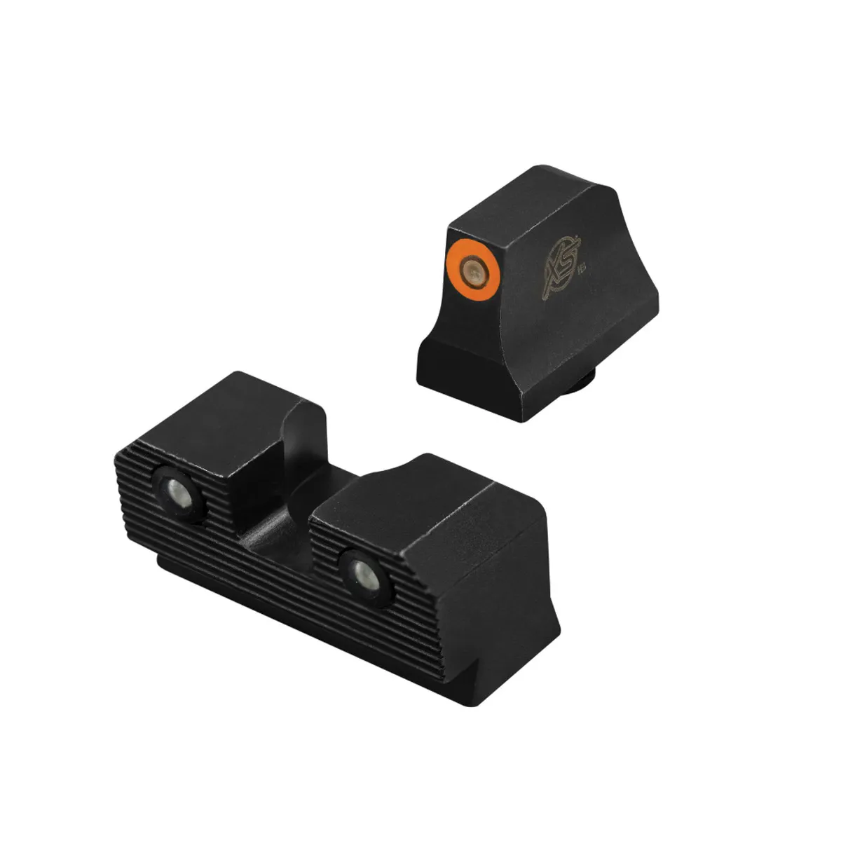 XS Sights R3D 2.0 Night Sight Set - Front/Rear Green/Green Advanced Illumination for Tactical Shooting - GL-R201P-6N - Iron Sights for AR-15 - view 3