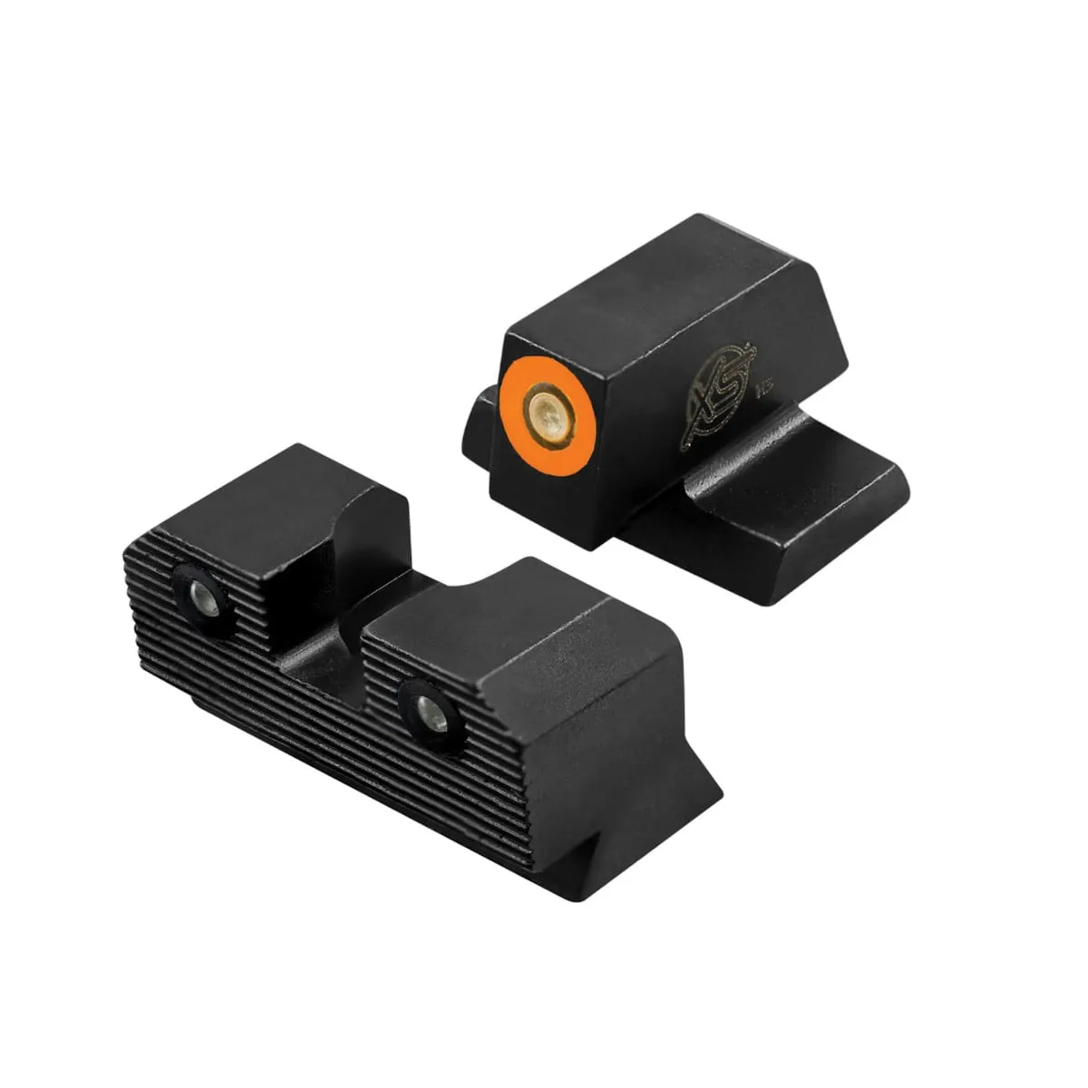 XS Sights R3D 2.0 Night Sight Set - Front/Rear Green/Green for Enhanced Accuracy and Visibility - GL-R206P-6G - Iron Sights for AR-15 - view 1