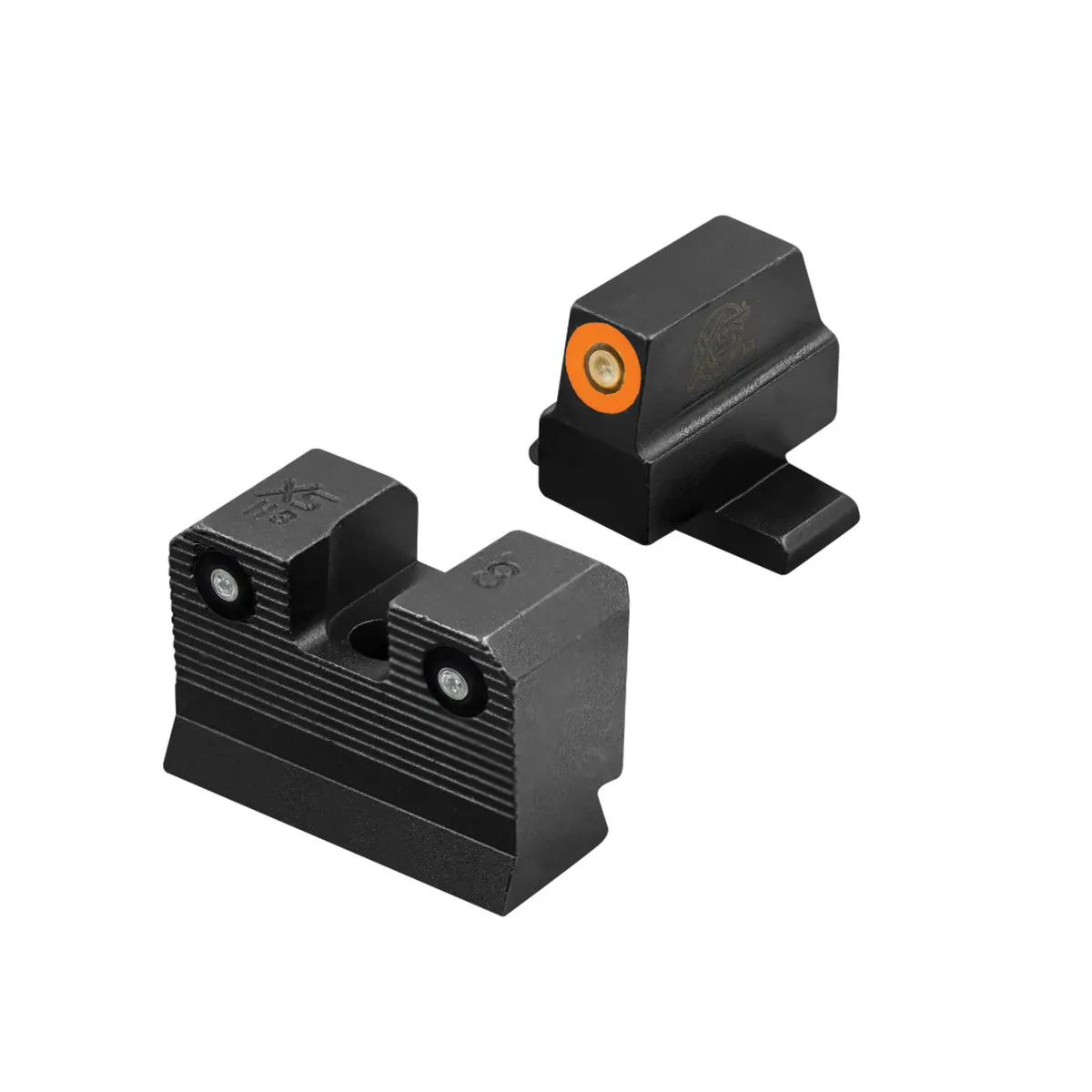XS Sights R3D 2.0 Night Sight Set - Front/Rear Green/Green for Precise Low-Light Targeting - GL-R203P-6N - Iron Sights for AR-15 - view 2