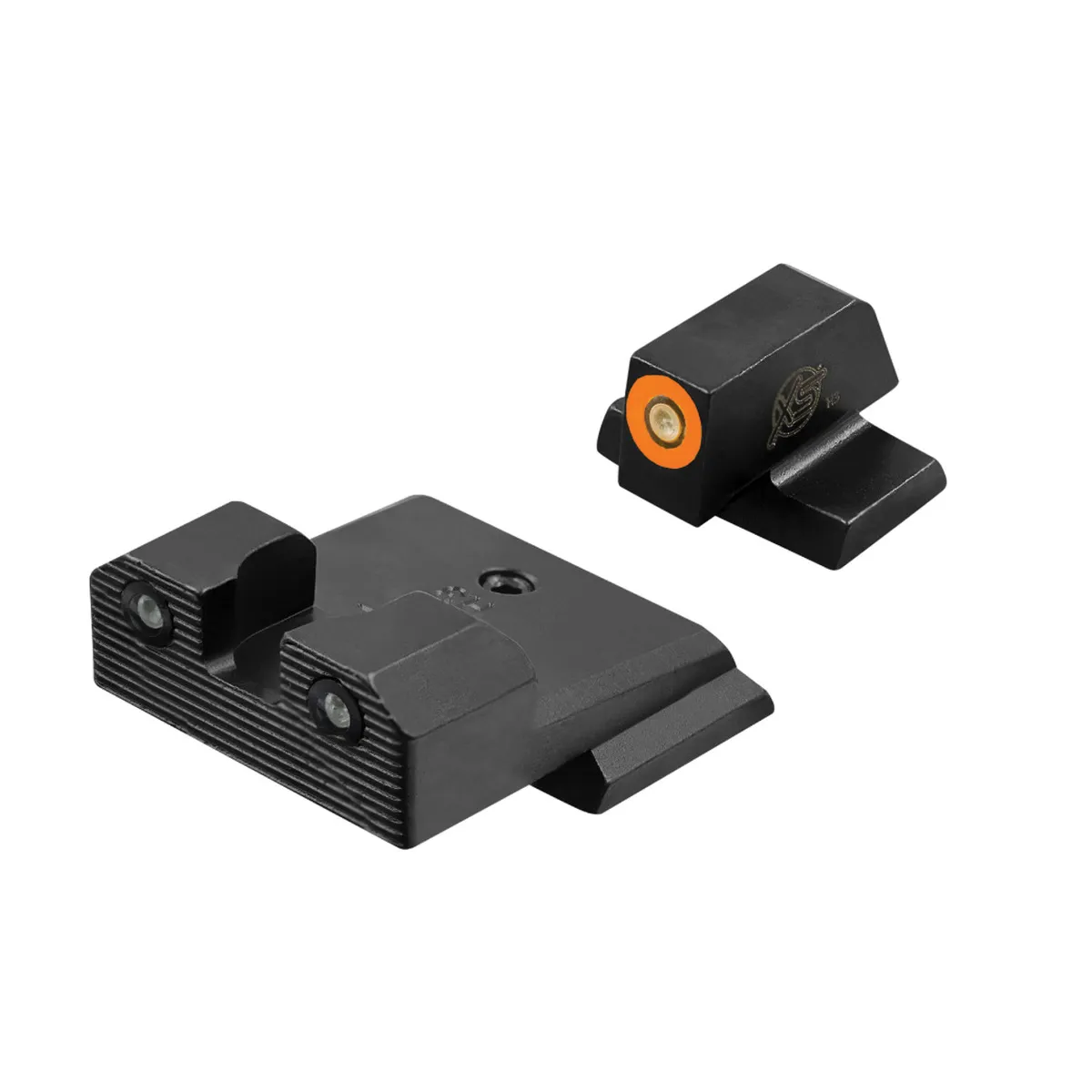 XS Sights R3D 2.0 Night Sight Set - Front/Rear Green/Green for Precise Low-Light Targeting - GL-R203P-6N - Iron Sights for AR-15 - view 1