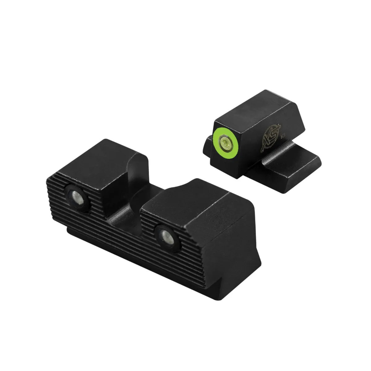 XS Sights R3D 2.0 Night Sight Set - Front/Rear Green/Green for Reliable Nighttime Accuracy - GL-R201P-6G - Iron Sights for AR-15 - view 5
