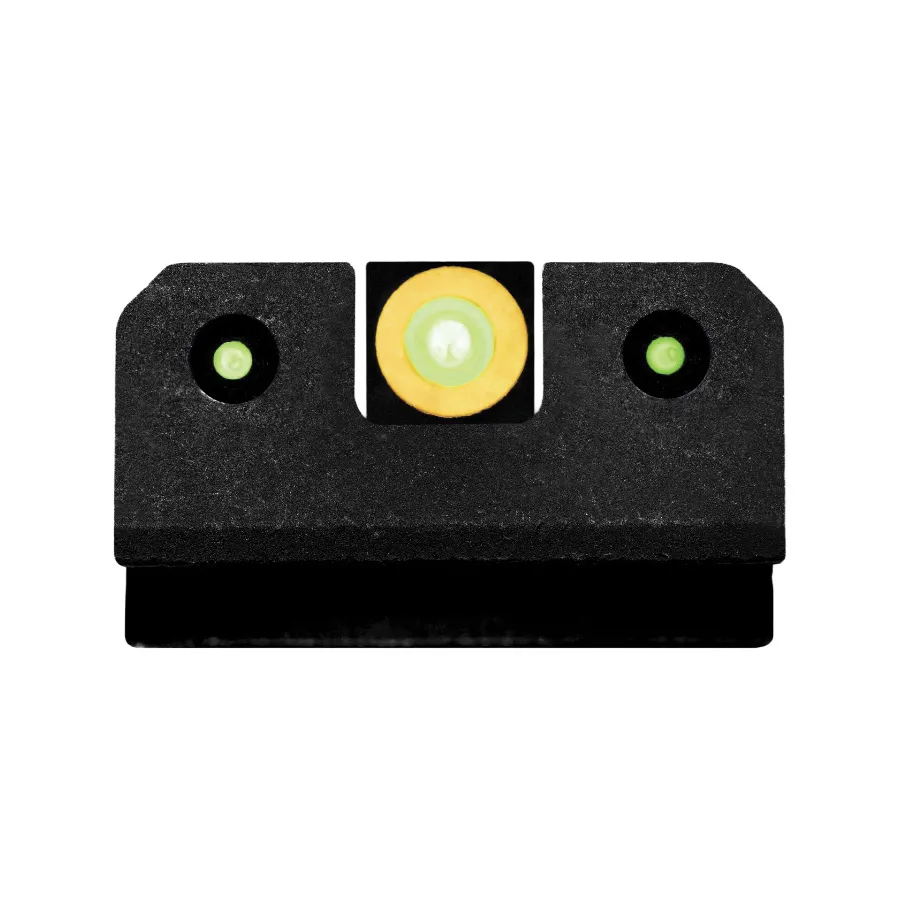XS Sights R3D 2.0 Night Sight Set - Front/Rear Green/Green for Tactical Accuracy - GL-R202P-6G - Iron Sights for AR-15 - view 2