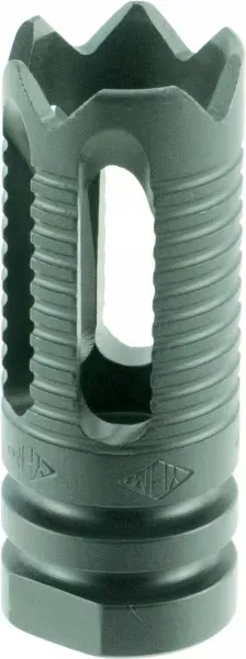 Yankee Hill Machine Yankee Hill 285C2 Phantom Flash Hider Black Steel with 1/2"-28 tpi Threads & Teeth for 5.56x45mm NATO AR-Platform - Muzzle Device for AR-15, vista 1
