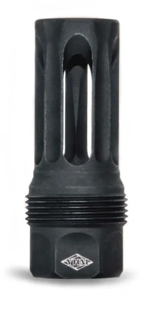 Yankee Hill Machine Yankee Hill 440524 sRx Flash Hider QD Long Black Phosphate Steel with 5/8"-24 tpi, 9mm, 2.30" OAL & 9.375" Diameter for sRx Adapters - Muzzle Device for AR-15 - view 1
