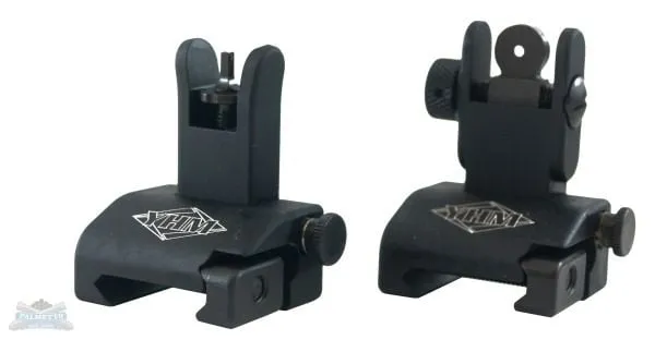 Yankee Hill Machine Co., Inc. Ar-15 Flip-Up Qds Sight Set Black - Iron Sights for AR-15 - view 2