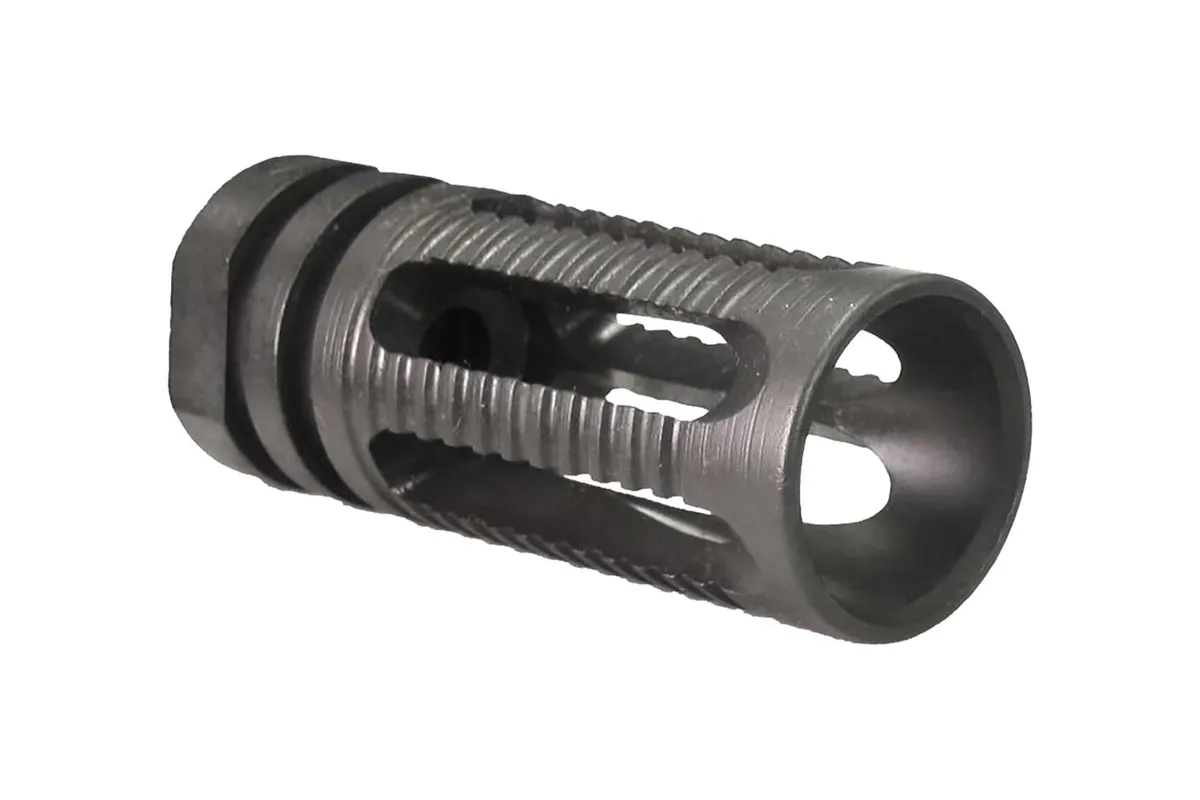 Yankee Hill Machine Co., Inc. Phantom 5c1 Flash Suppressor 22 Cal 1/2-28 Steel Phosphate - Muzzle Device for AR-15 - view 1