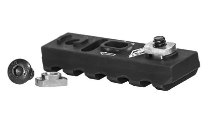 Yankee Hill Machine Co MLOK Continuous Rail Section, 2.75", 5 Slot, Black - Handguard Mount - view 1