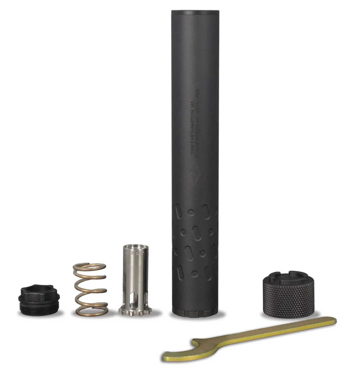 Yankee Hill Machine Co, Sidewinder M2, Suppressor, 45 Cal, .578×28, Steel , Black - Suppressor - view 1