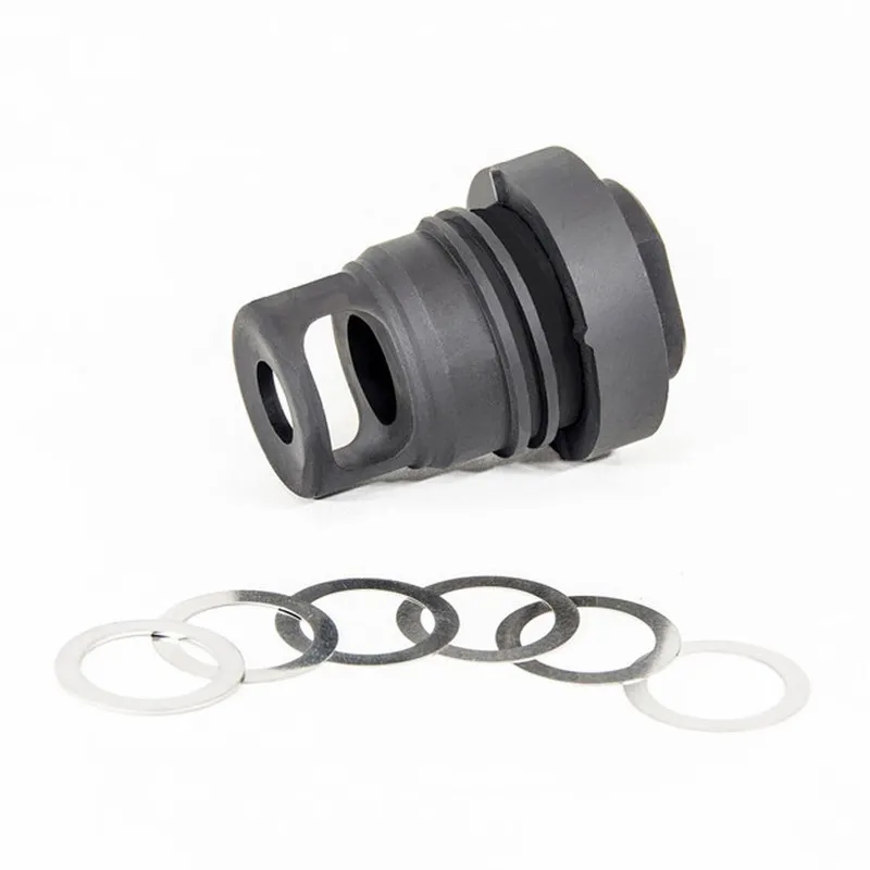 Yankee Hill Machine Co YANKEE HILL MACHINE Mini QD 9mm 1/2x28 Muzzle Brake (YHM-3109-1MB-28A) - Muzzle Device for AR-15 - view 1