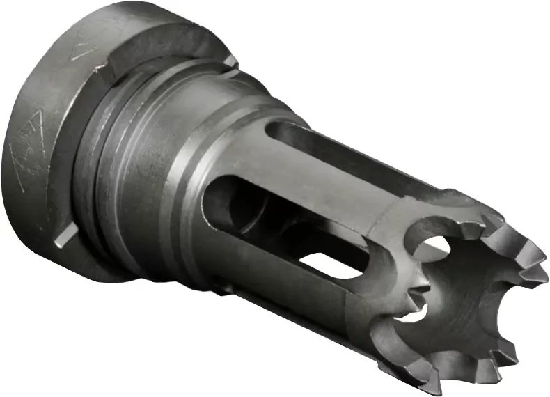 Yankee Hill Machine Phantom Black Metal Flash Hider, .30, M14x1 LH - 4302AKA - Muzzle Device for AR-15 - view 2