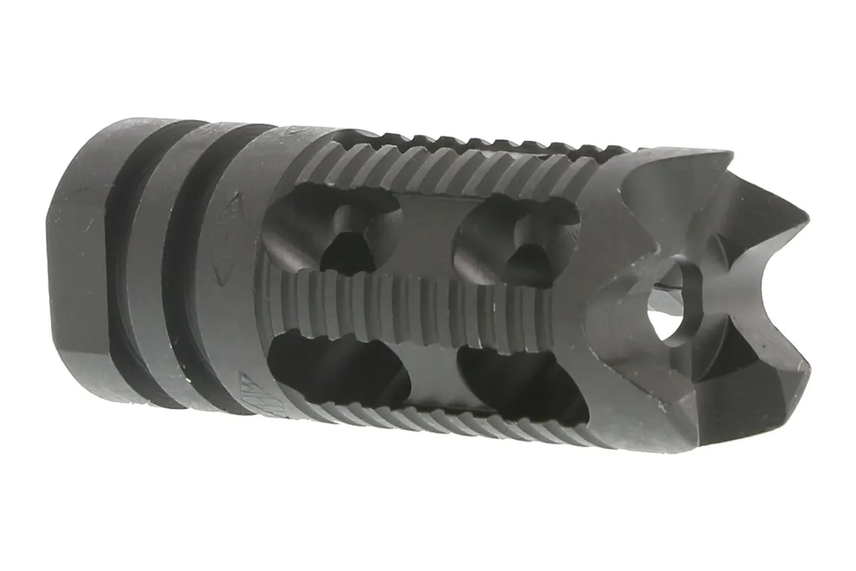 Yankee Hill Machine Phantom Comp/Brake - Aggressive End Cuts - 1/2x28 - Muzzle Device for AR-15 - view 2