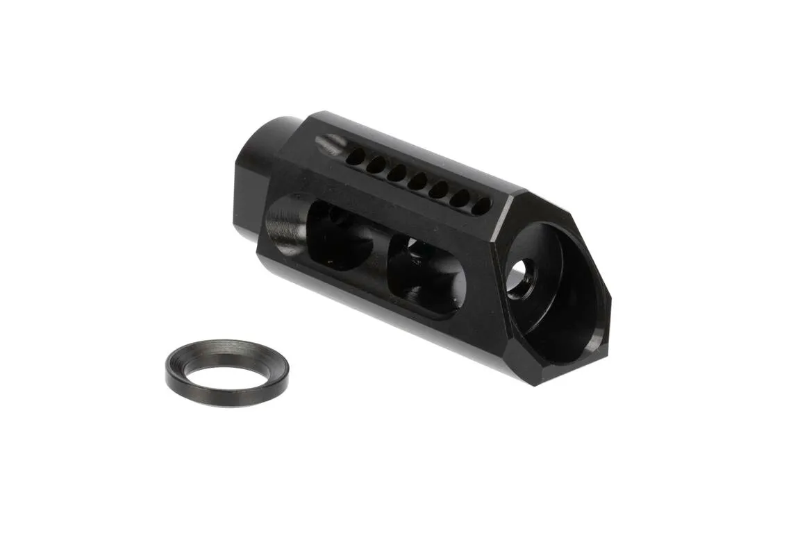 Yankee Hill Machine Slant Muzzle Brake/Comp - 1/2x28 - Muzzle Device for AR-15 - view 2