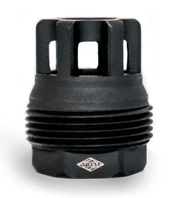 Yankee Hill Machine sRx Mini Muzzle Brake OD Black Phosphate Steel 1/2-28 tpi 9mm - Muzzle Device for AR-15, vista 1