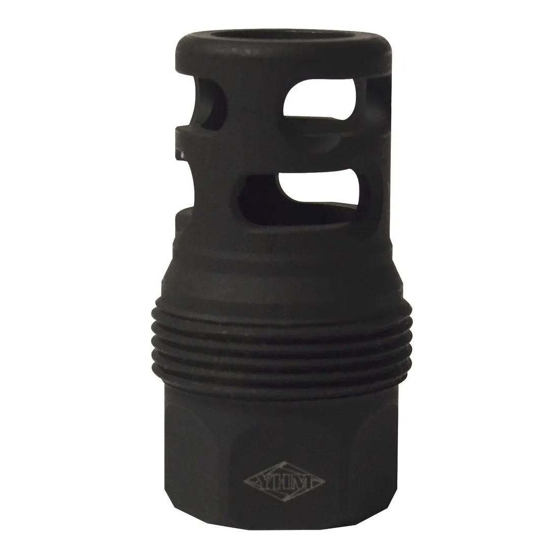 Yankee Hill Machine sRx Short Muzzle Brake 5/8"-24 tpi, Black - YHM-4445-MB-24 - Muzzle Device for AR-15 - view 1