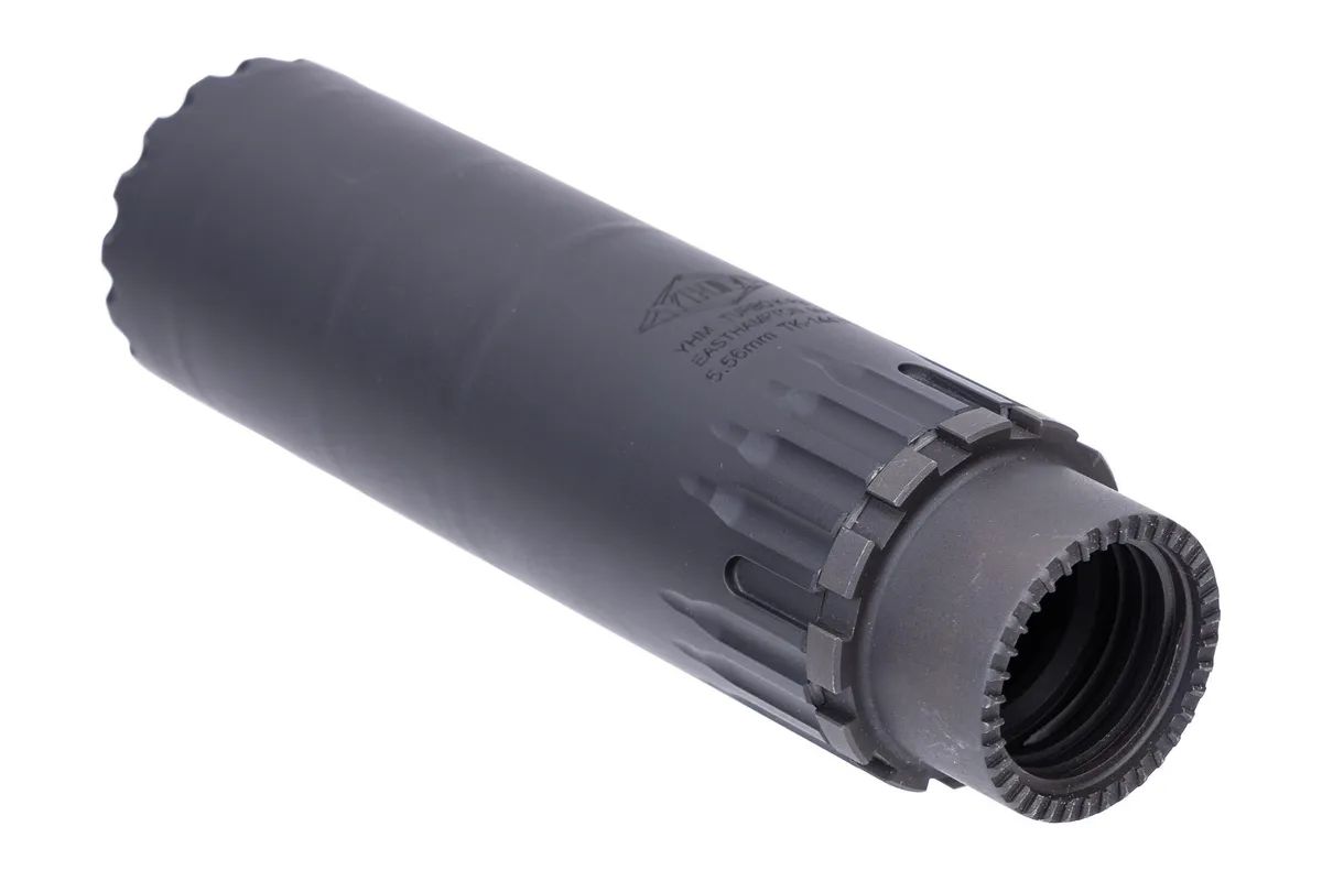 Yankee Hill Machine Turbo K-RB 5.56 Suppressor with QD Muzzle Brake - Muzzle Device for AR-15, vista 3
