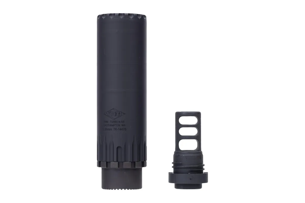 Yankee Hill Machine Turbo K-RB 5.56 Suppressor with QD Muzzle Brake - Muzzle Device for AR-15 - view 4