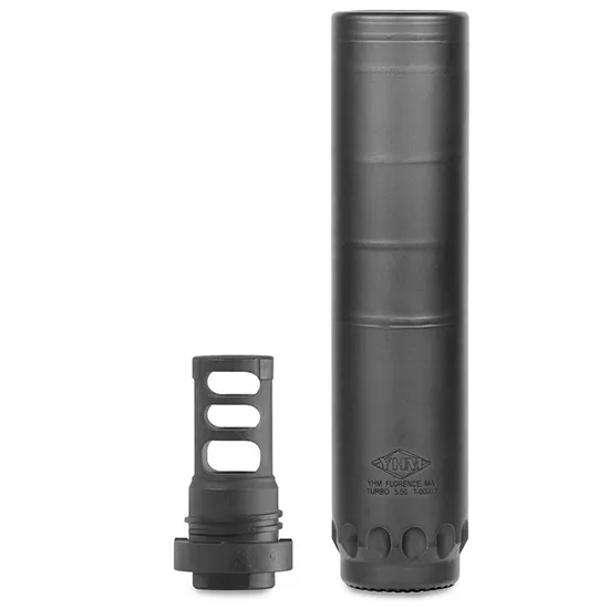 Yankee Hill Machine YHM TURBO 556 W/ Quick Detach Muzzle Brake 1/2X28 - Muzzle Device for AR-15, vista 1