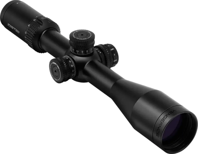 ZeroTech Optics Vengeance Rifle Scope 0mm 30mm Tube Second Focal Plane PHR II Illuminated Reticle Black - Rifle Scope - view 1