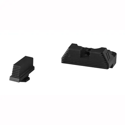 ZEV Technologies Zev Sight Set, .215 Black Front, Combat V3 Black Rear - Iron Sights for AR-15, vista 1