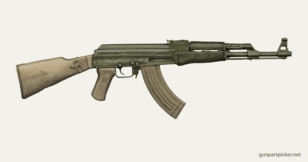 Dos tonos en aerosol para AK-47, pintado con colores de camuflaje Krylon