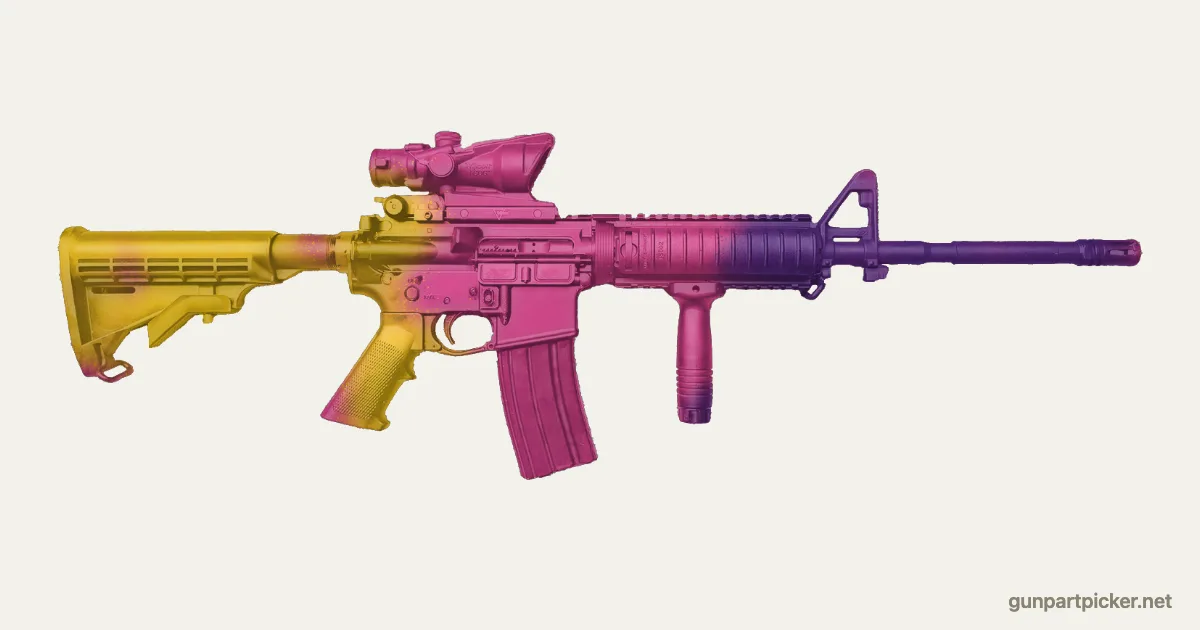 Fade en aerosol para AR-15, camuflaje de CS2, pintado con colores de camuflaje Krylon