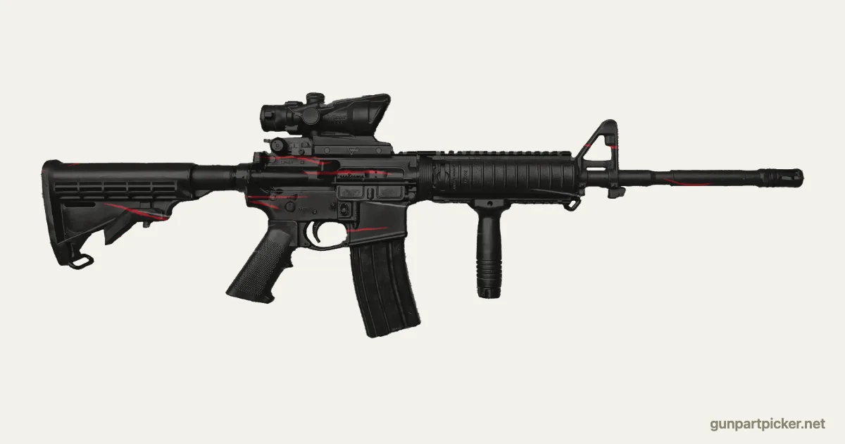 Redline en aerosol para AR-15, camuflaje de CS2, pintado con colores de camuflaje Krylon