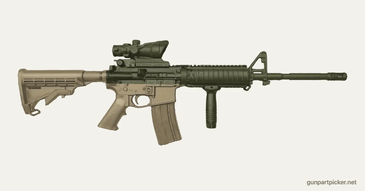 Dos tonos en aerosol para AR-15, pintado con colores de camuflaje Krylon