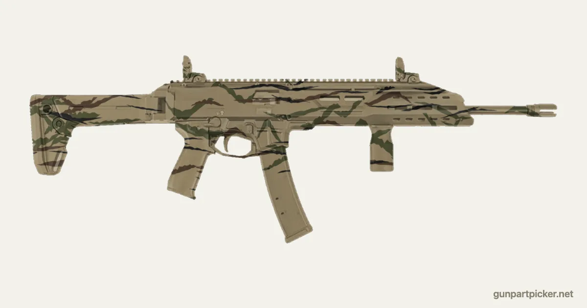 Rattle can Tiger Stripe Scorpion 3+ paint job, painted in Krylon camo colors