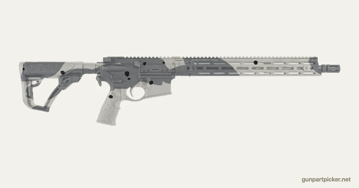 Arctic en aerosol para DD M4 V7, camuflaje de MW2, pintado con colores de camuflaje Krylon