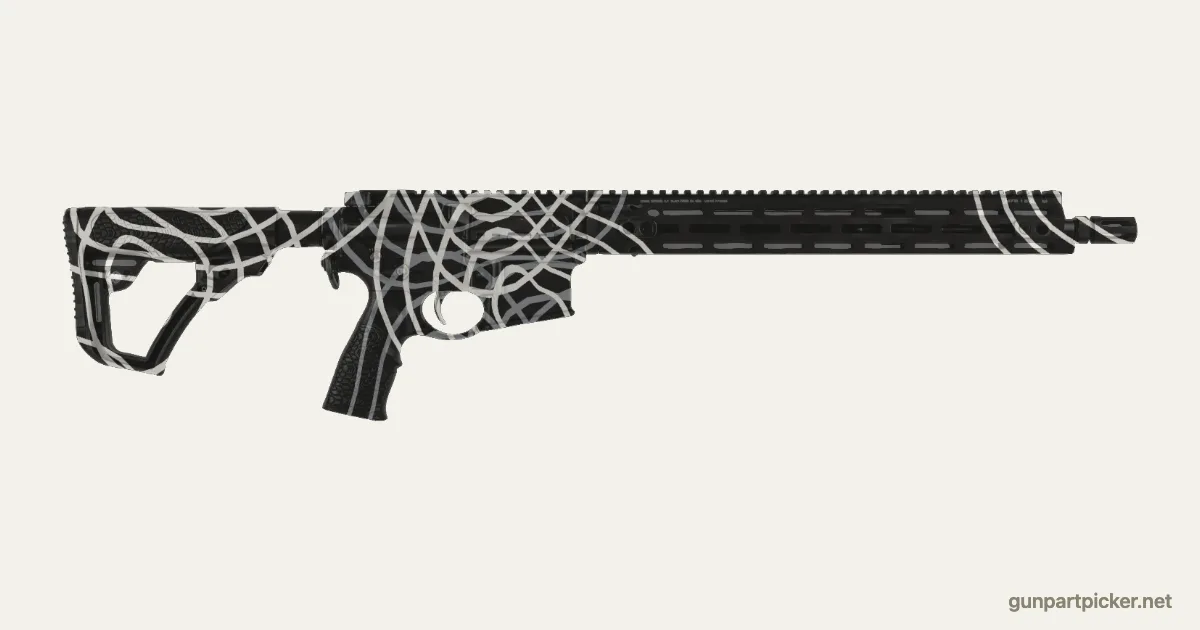 Damascus en aerosol para DD M4 V7, camuflaje de MW 2019, pintado con colores de camuflaje Krylon