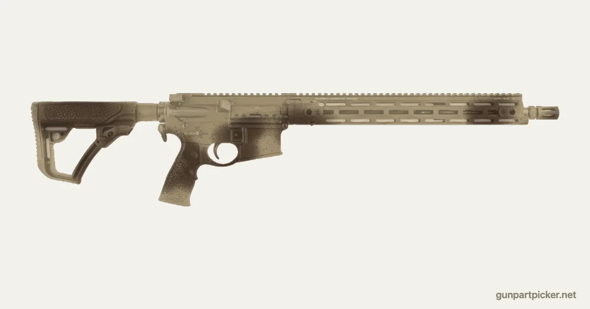 Manchas desérticas en aerosol para DD M4 V7, pintado con colores de camuflaje Krylon